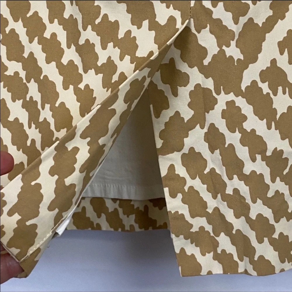 ❤️ J. Crew Pencil‎ Mini Skirt Tan Cream 10